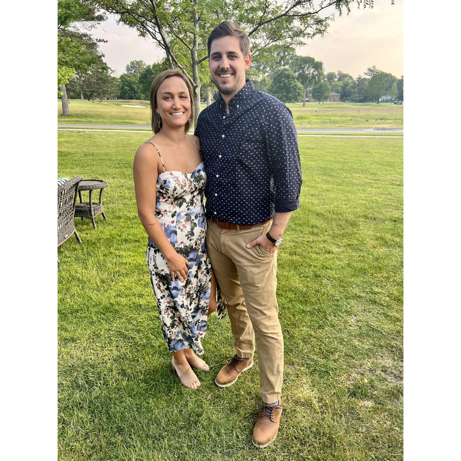 At Jenny and Andrew's rehearsal dinner!