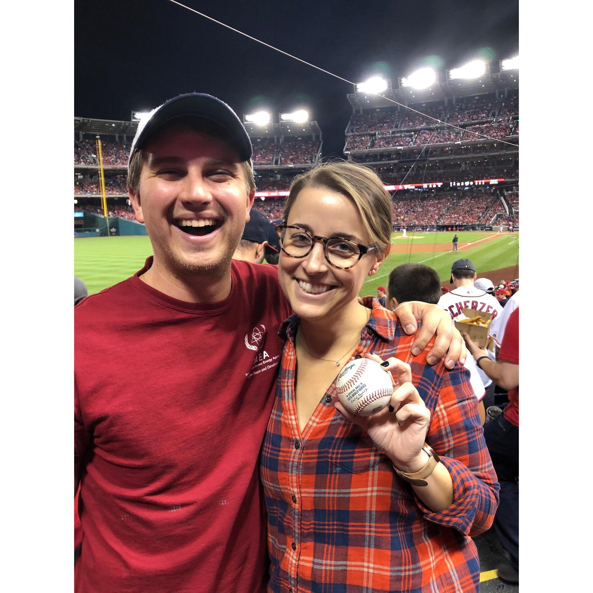 Game 5 World Series at Nationals Park, DC (October 2019)