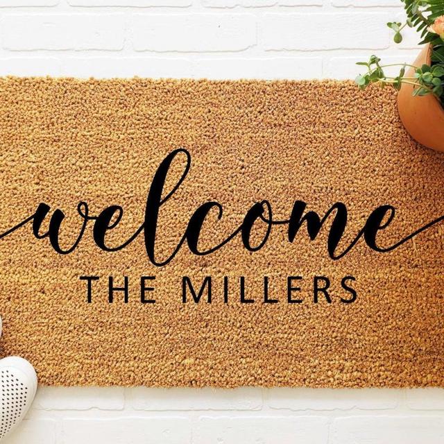 Custom Doormat, Housewarming Gift, Wedding Gift Ideas, Personalized Doormat, Last Name Doormat, Welcome Mat, Closing Gift, Farmhouse Decor