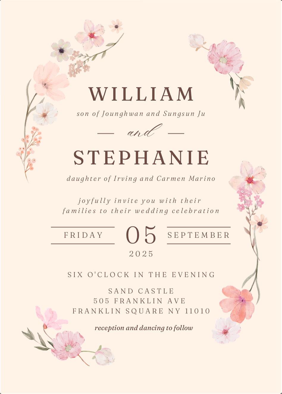 The Wedding Website of Stephanie Marino and William Ju