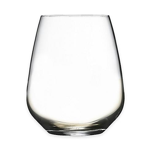 Luigi Bormioli Crescendo SON.hyx  Stemless Wine Glasses (Set of 12)