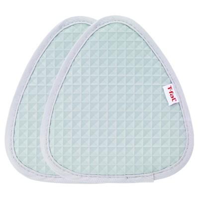 2pk Teal Waffle Silicone Pot Holder (7.5x8.25) - T-Fal