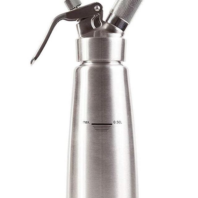 ICO Brand 1 Pint All Stainless Steel Professional Whipped Cream Dispenser