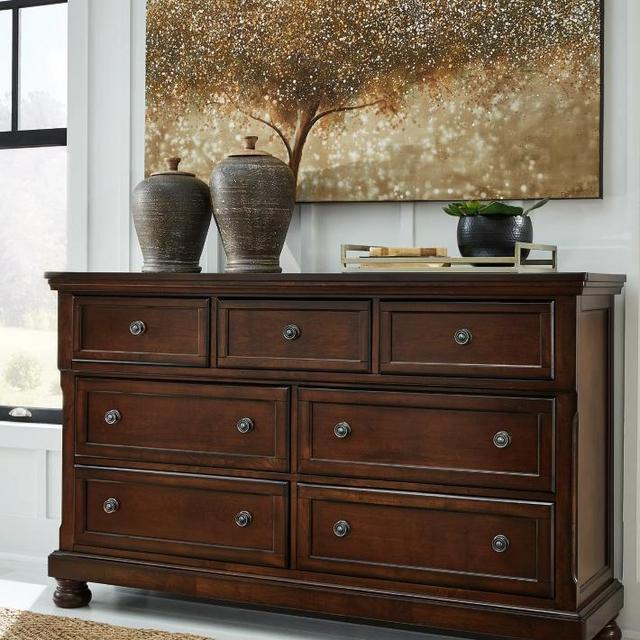 Porter 7 Drawer Dresser Rustic Brown
