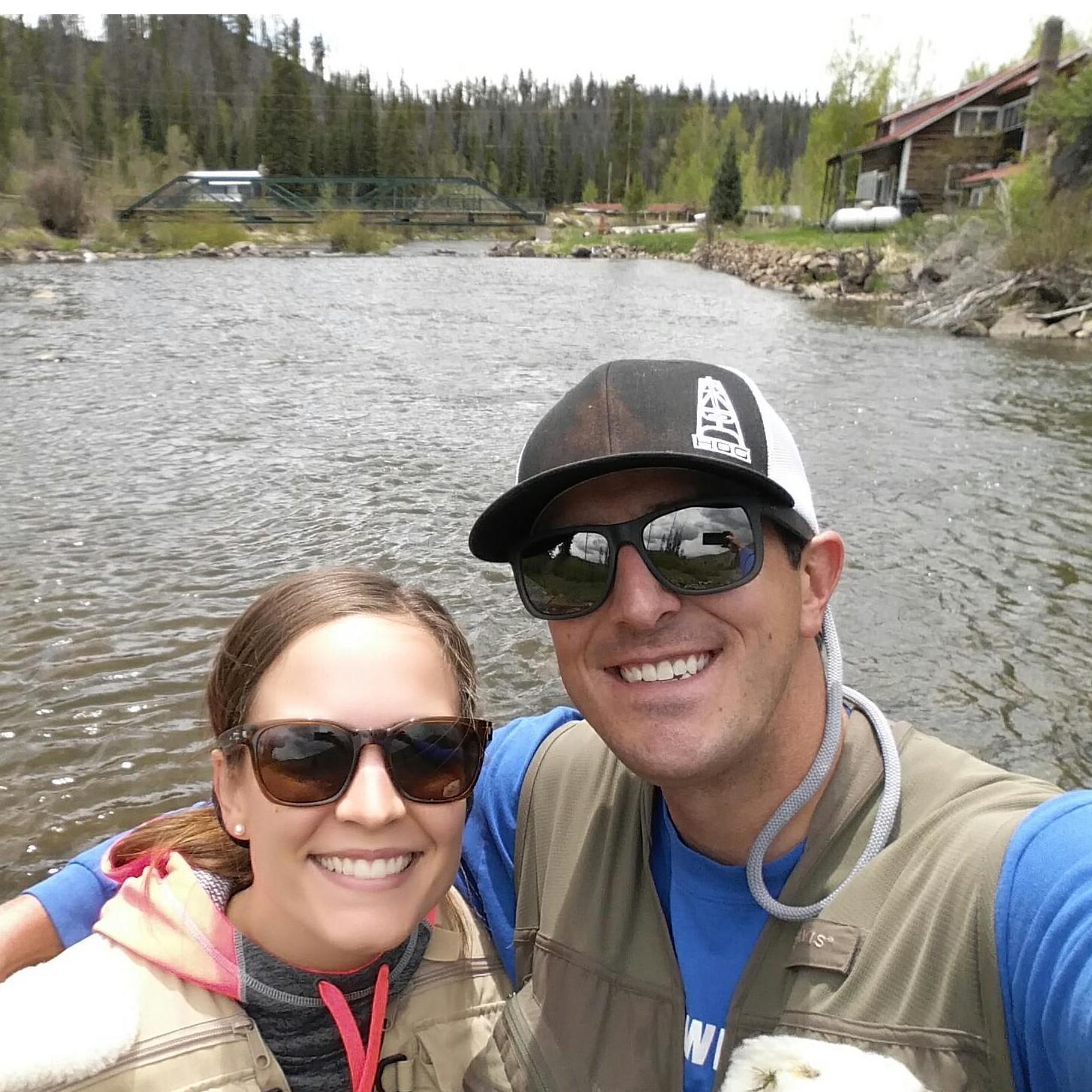 First time fly fishing together
