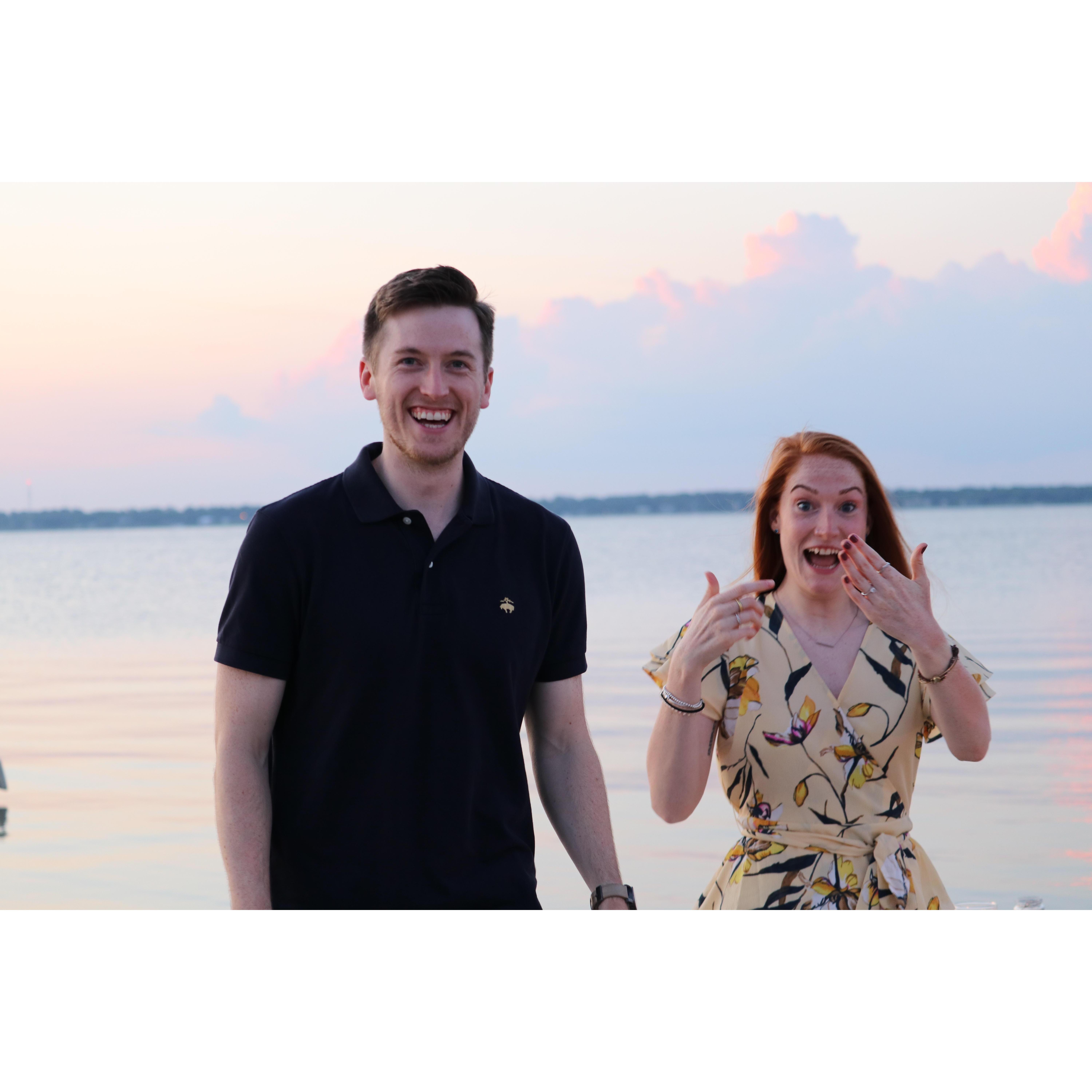 The big day! Pine Knoll Shores NC, 2020