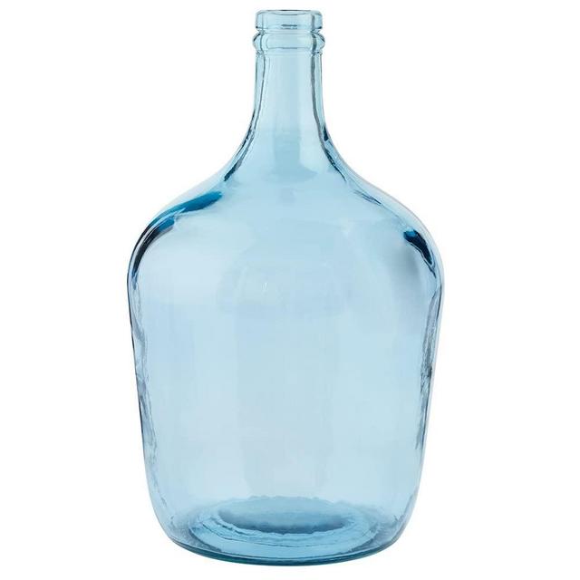 Mud Pie Light Blue Carafe Bottle