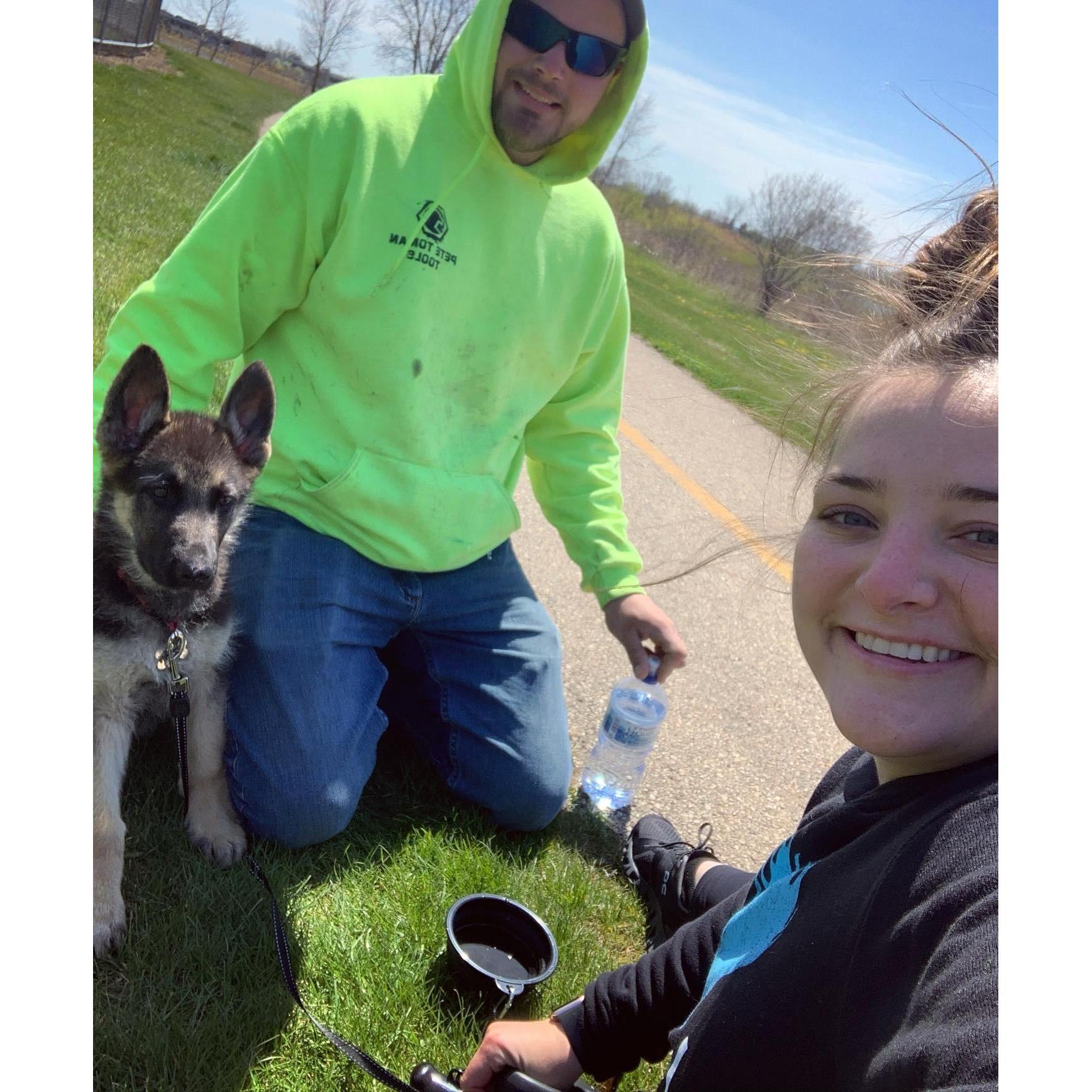 family walk
