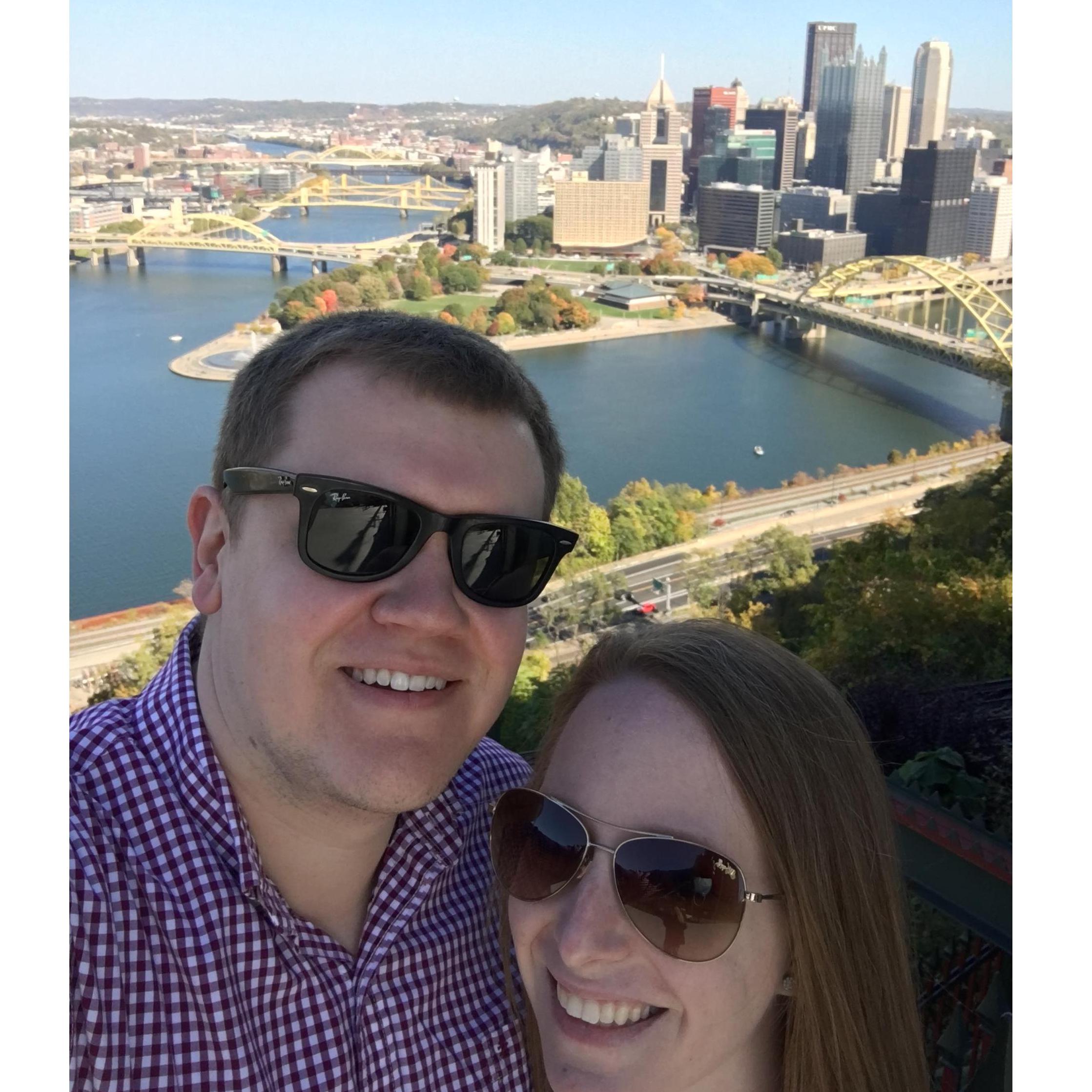 Visiting Pittsburgh, PA together for the first time to celebrate Jess and Baby Brylie!
