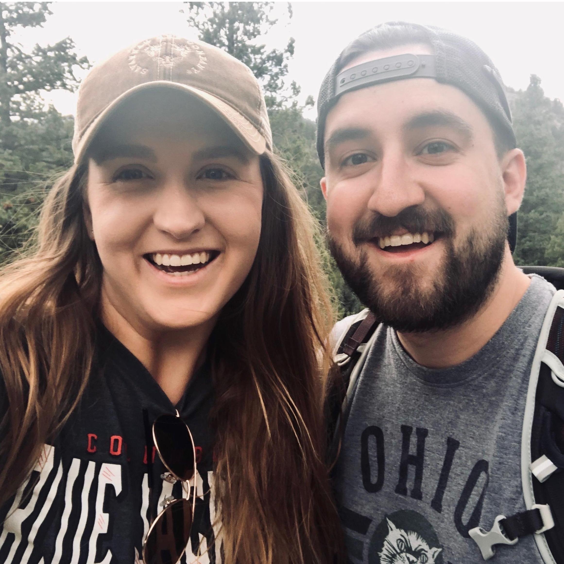 Quick hike after pitching our tent in the Rockies