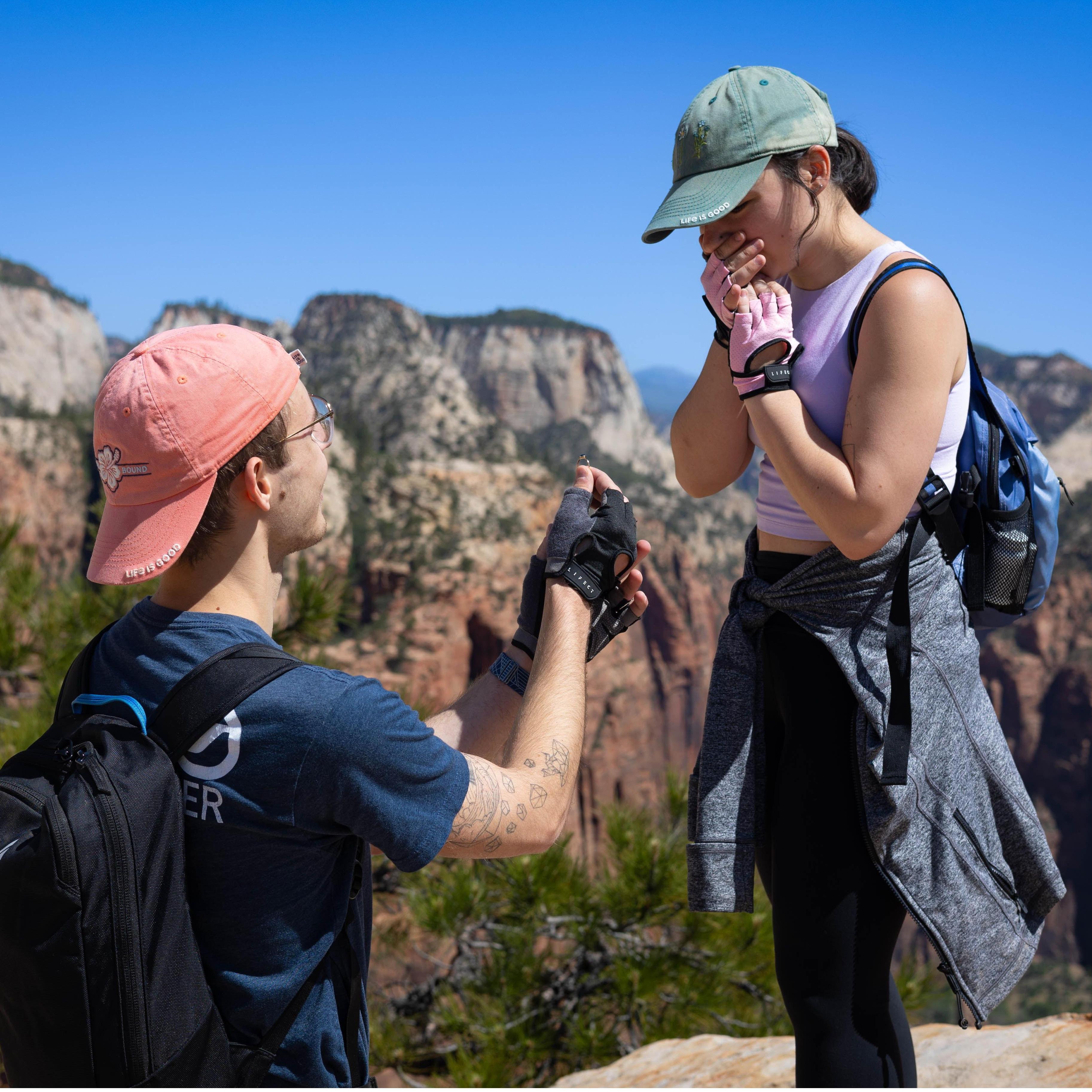 Our Engagement at Angels Landing <3