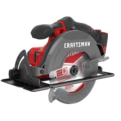 Shop CRAFTSMAN CRAFTSMAN V20 20-Volt Max 6-1/2-in Cordless Compact Saw Circular Saw
