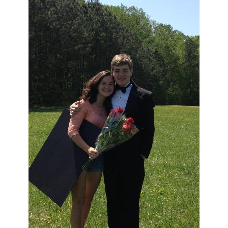Sam made a Scavenger Hunt for Steph that went all through Peachtree Corners, GA to ask her to go to Senior Prom with him - 2013