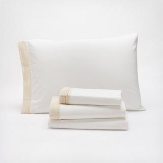 Crochet Trimmed 4-Piece Sheet Set