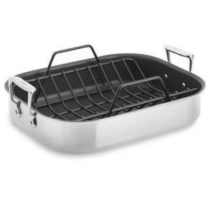 All-Clad Stainless-Steel Nonstick Roaster, Large