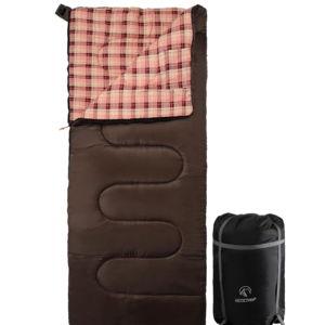 REDCAMP Cotton Flannel Sleeping Bag for Camping Backpacking