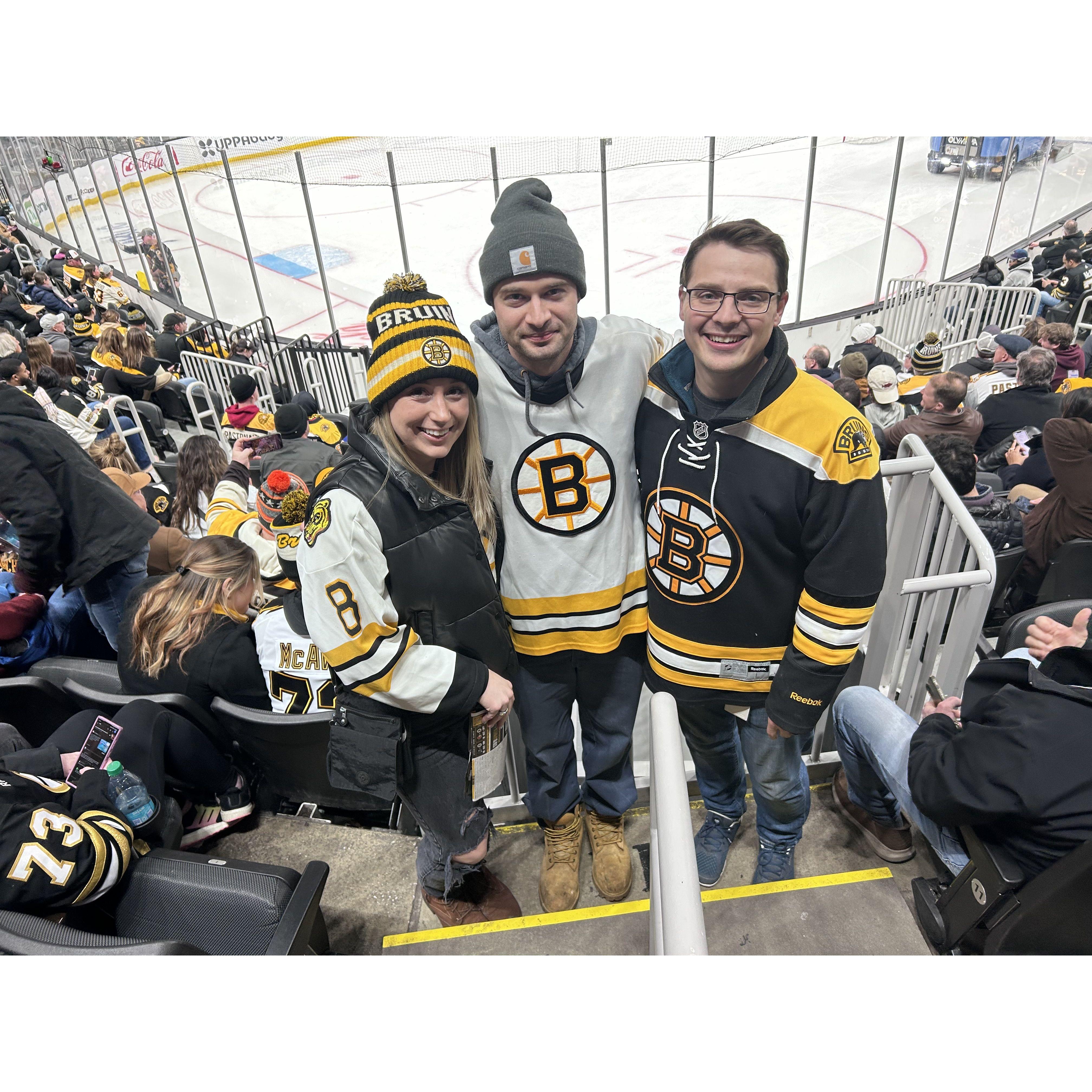 The time we ran into Rio at the Bruins