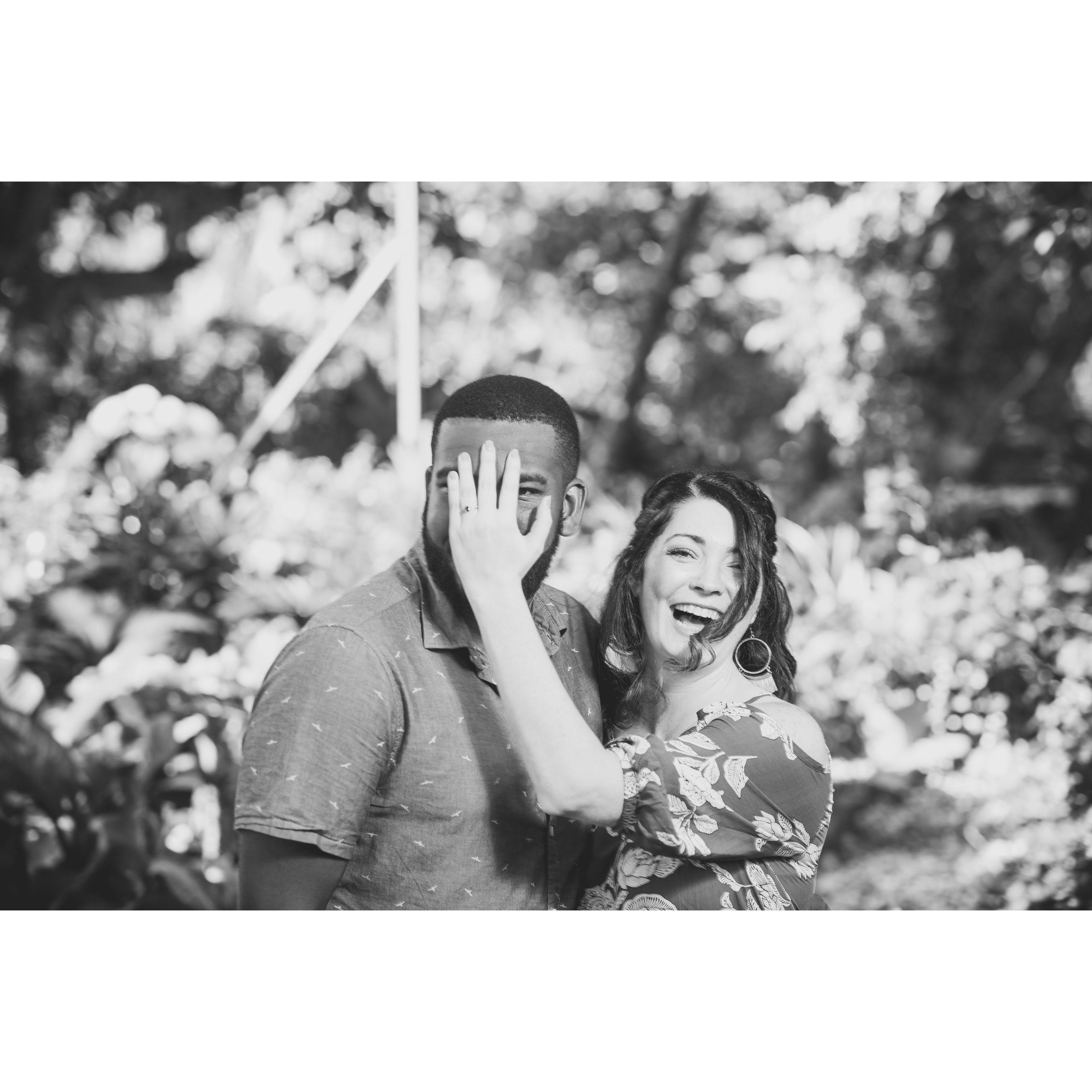 When you want everyone to notice that you're engaged