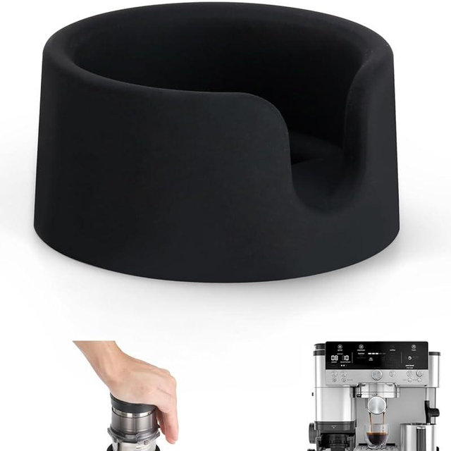 Coffee Tamper Base for Ninja Espresso ES601/ES701 – Compatible Handheld Portafilter Support Stand, Improves Tamping Stability and Extraction, Anti-Slip Silicone Accessories for Ninja Luxe Cafe Machine