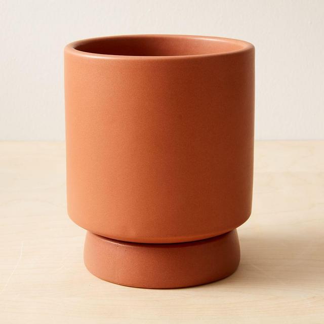 Bishop Tabletop Planters, Large, Terracotta