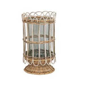 Provence Rattan Whitewash Large Hurricane