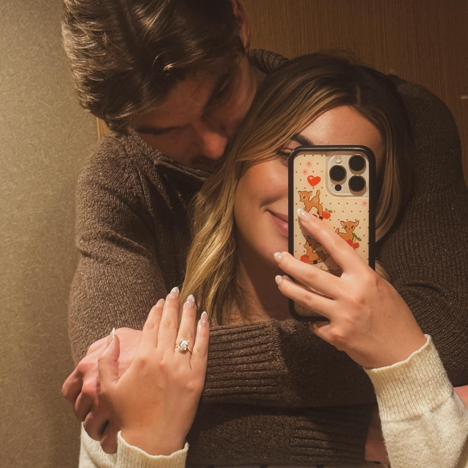 The day Will proposed to me in the most magical way ever—the easiest “yes” I’ve ever said—and the day we officially started the journey to forever! Willie Bean and P for life!!!