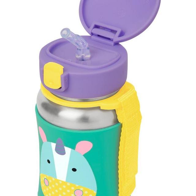Zoo Stainless Steel Straw Bottle