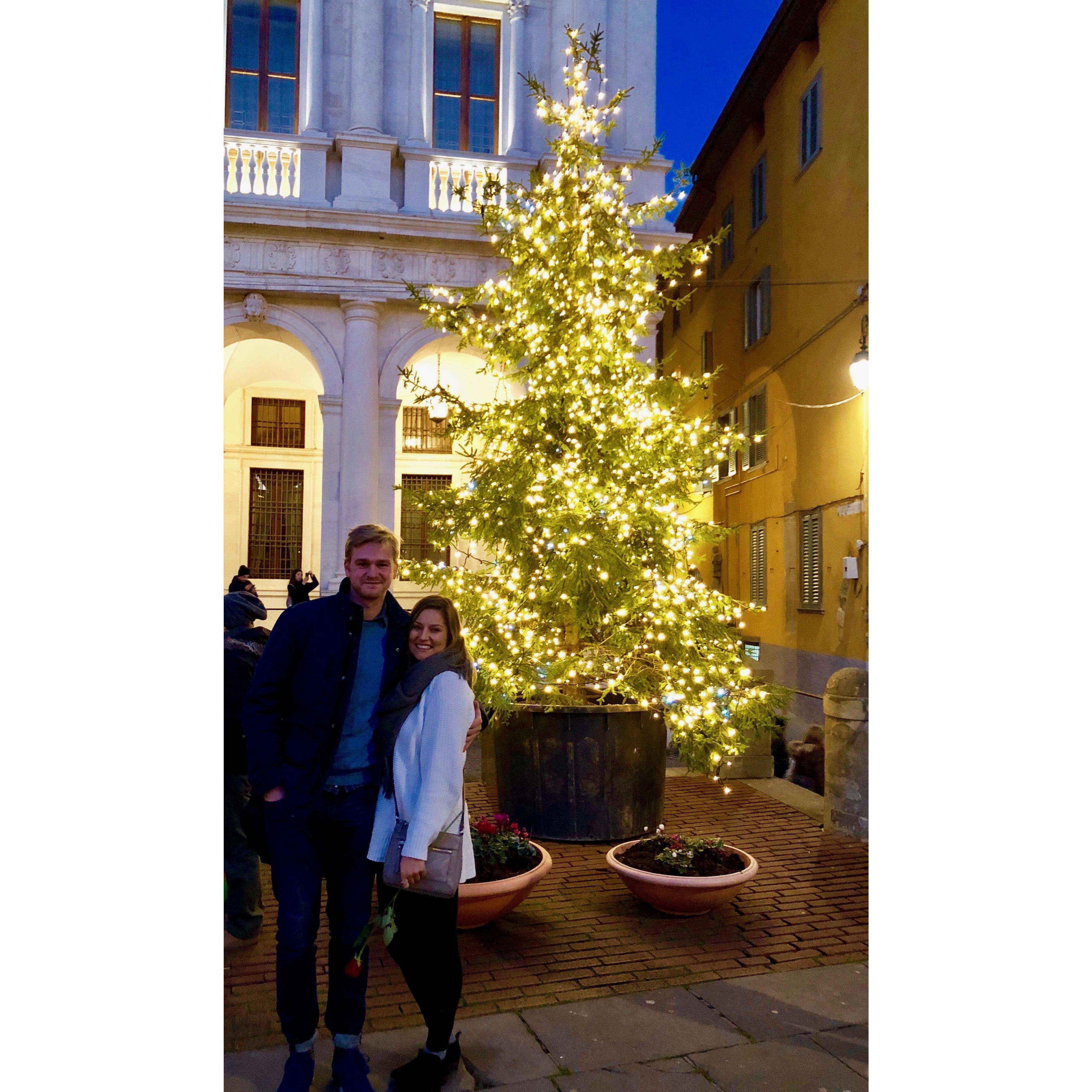 Our favorite place, Bergamo, Italy - Christmas Eve 2017