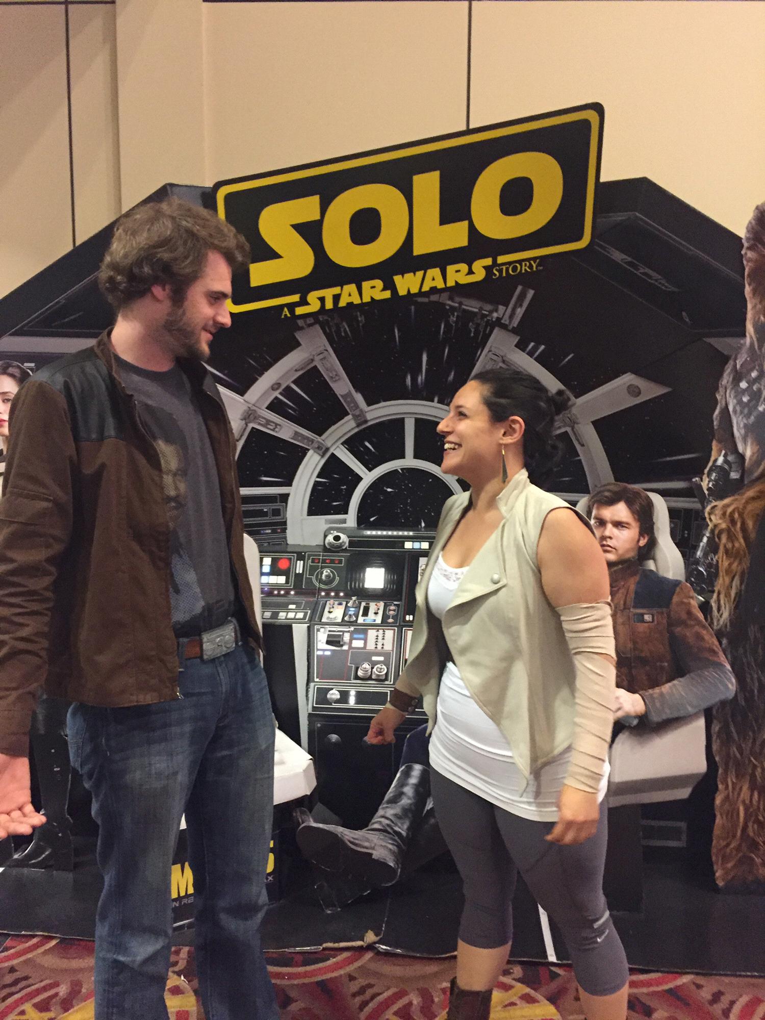 Dressed up for the new Star Wars, thanks to Hana and Jeremy for inviting us