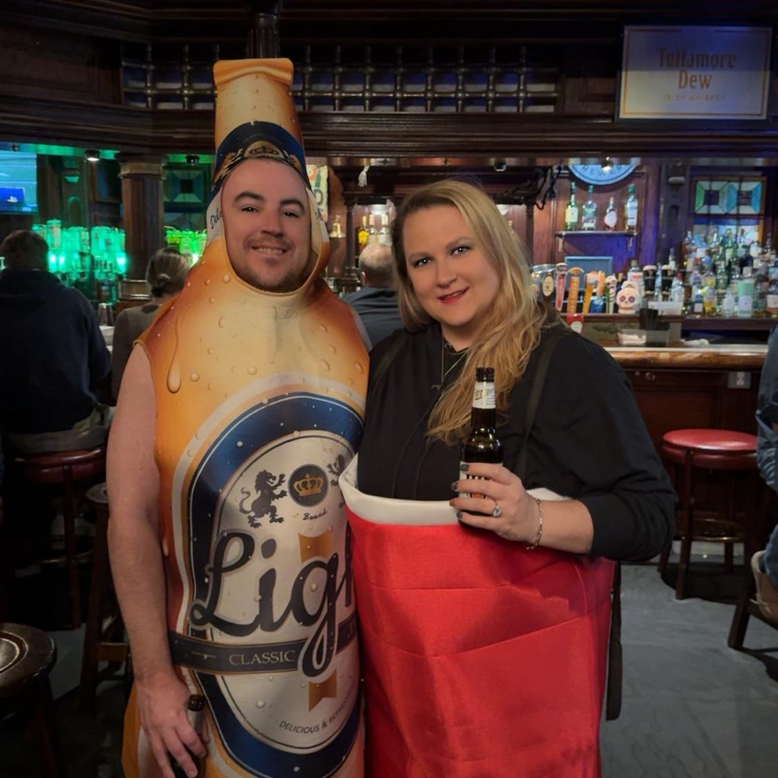 We should have won Best Couples Costume