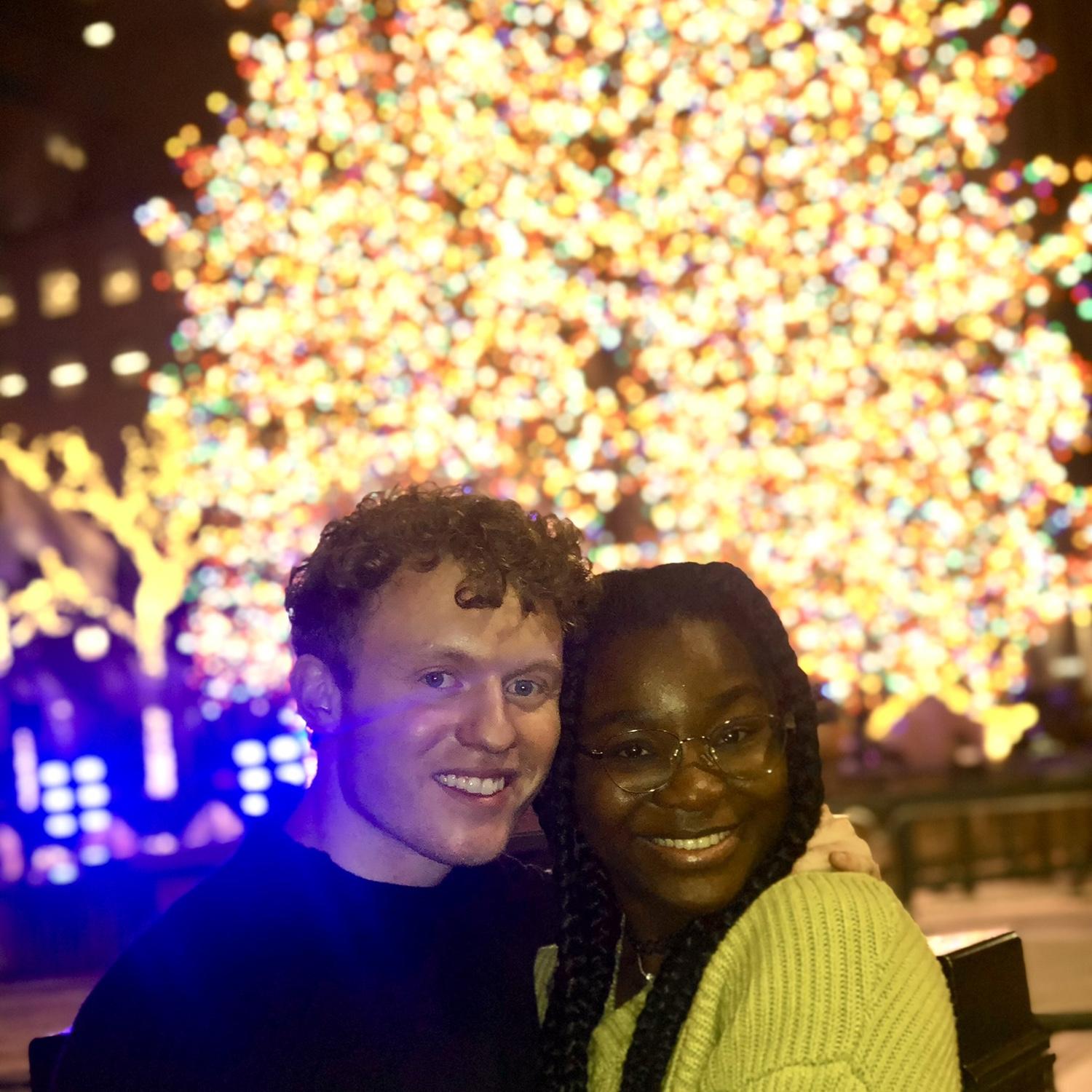 Our first trip to see the Rockefeller Christmas Tree