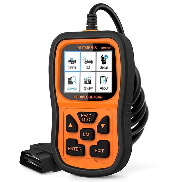 AUTOPHIX OBD2 Scanner Enhanced OM126P Vehicle Code Reader Auto Diagnostic Check Engine Light for All OBDII Car After 1996[Upgrade Version]