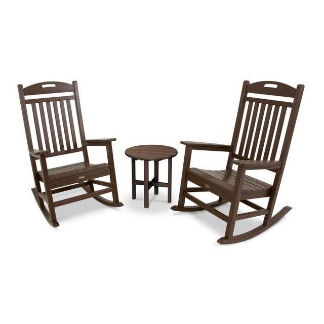 Yacht Club Rocker 3-Piece Set- Charcoal Black