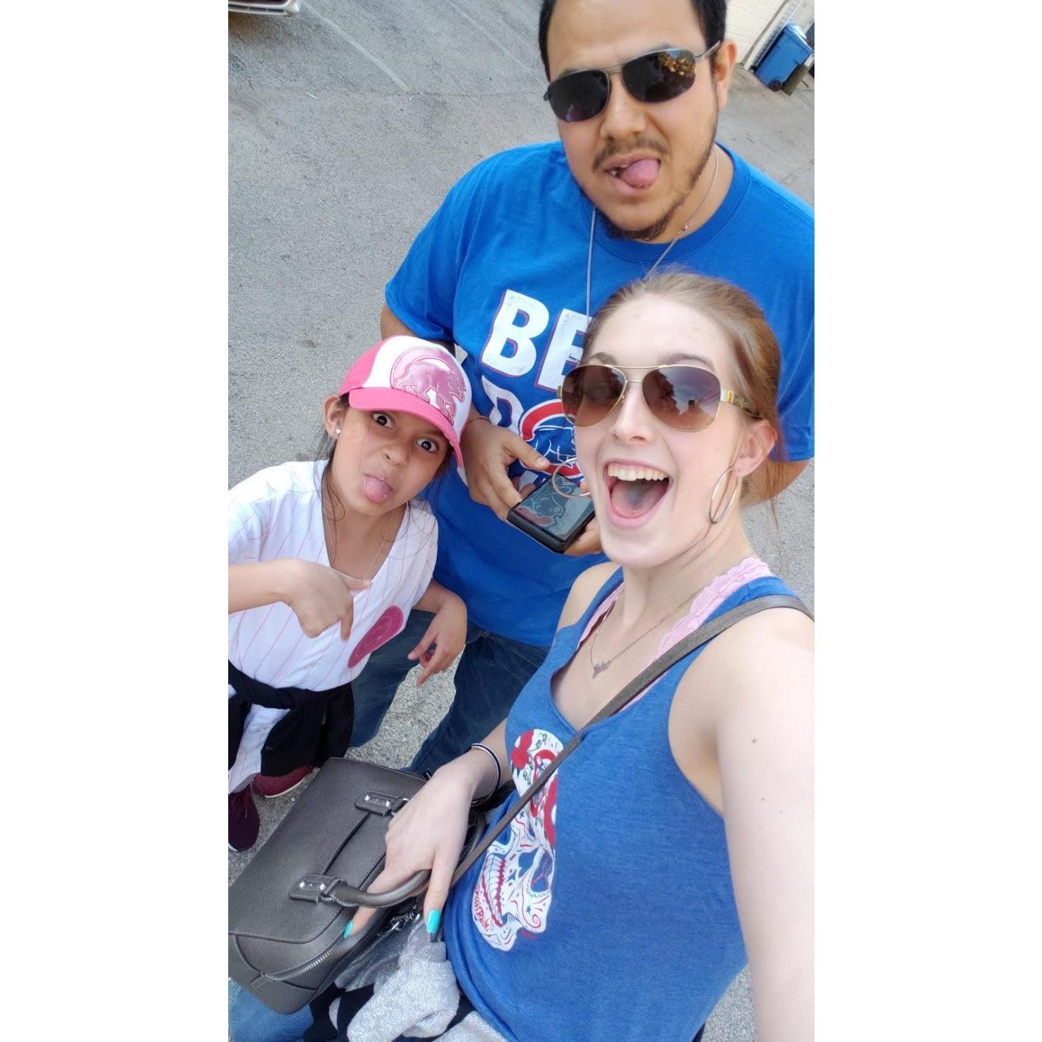 Cubs game with the family!