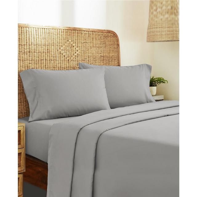 California Design Den Sheets Set, GOTS Certified 100% Organic Cotton Percale, Bed Sheet by