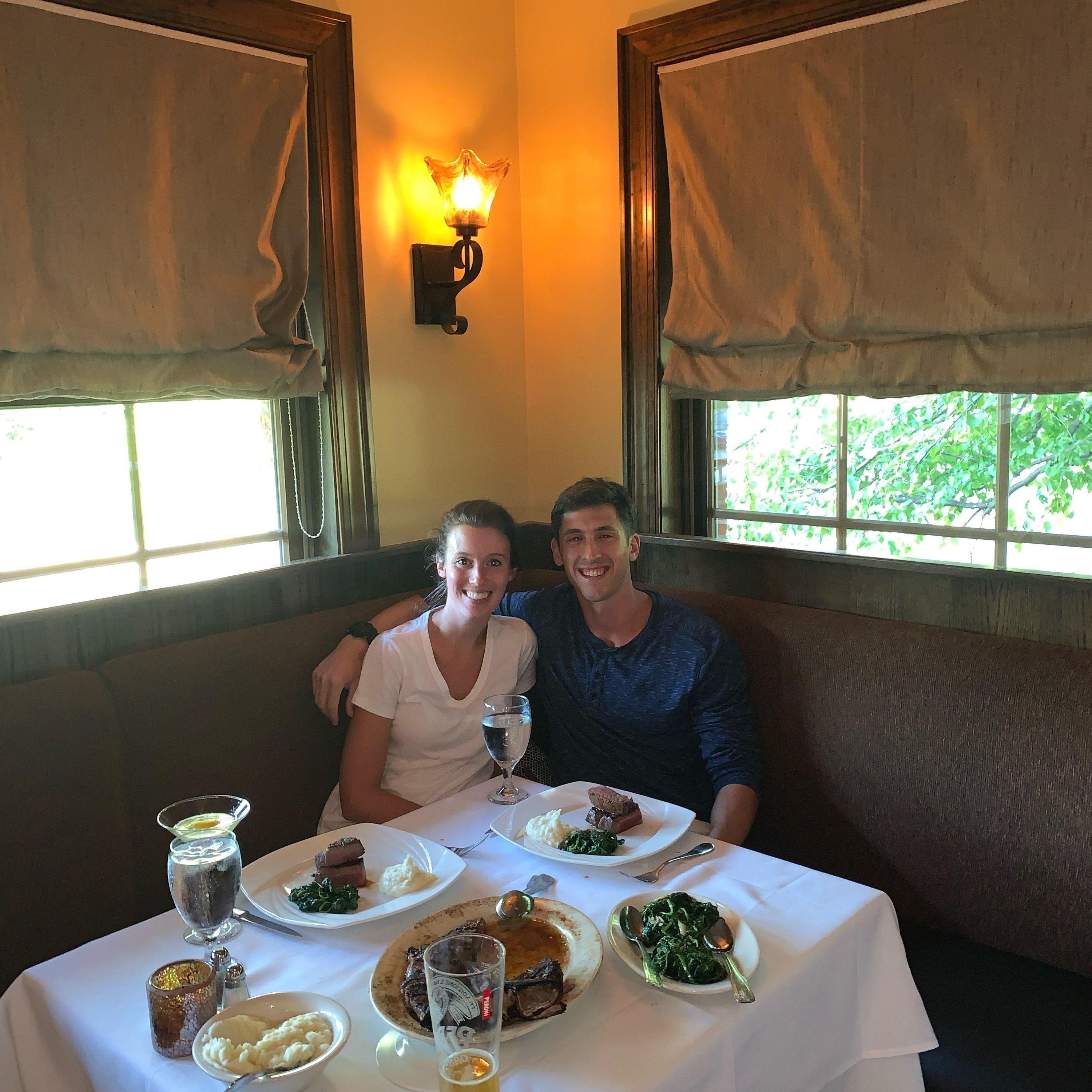 One of our first dates!