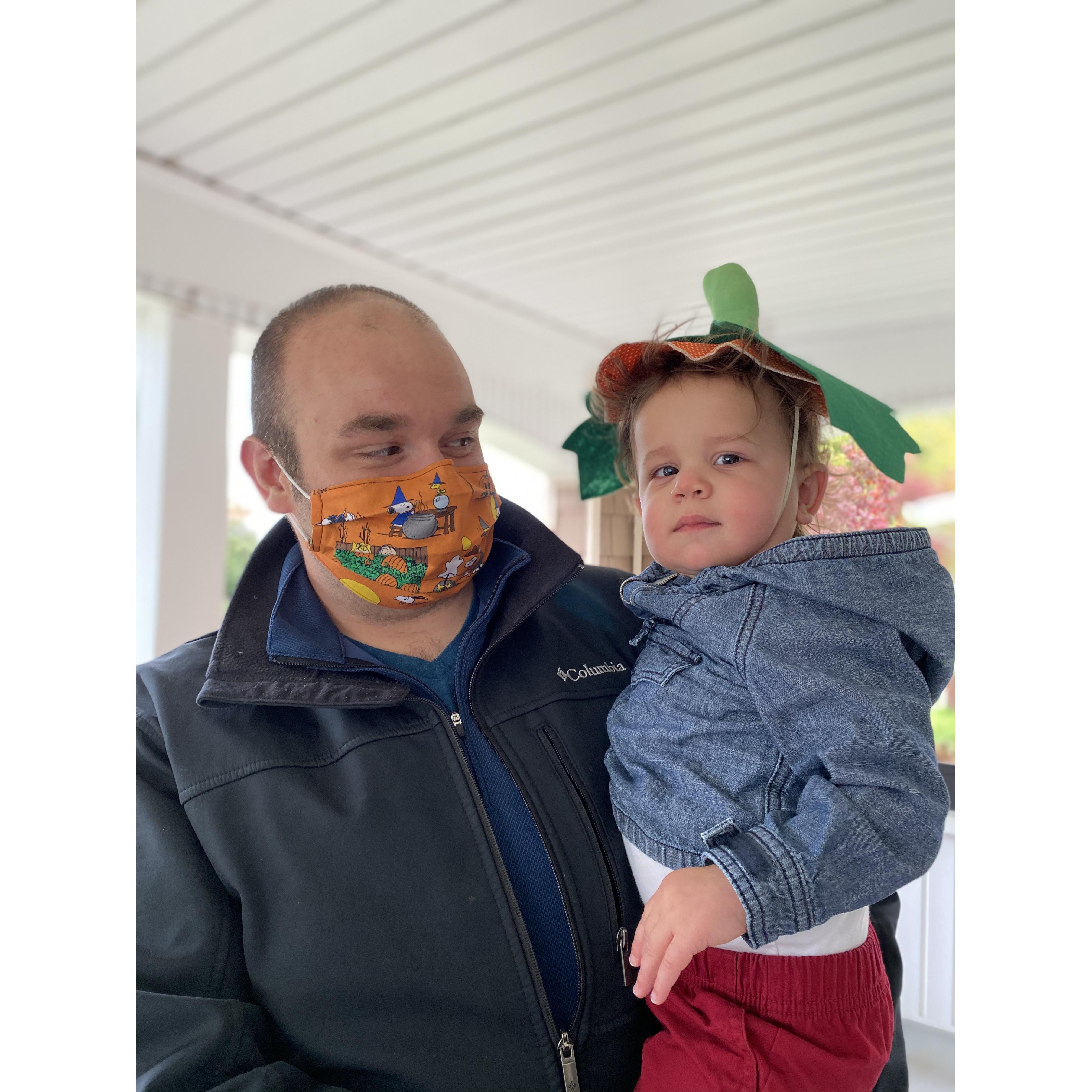 Douglas and little pumpkin Emmett Lincoln.