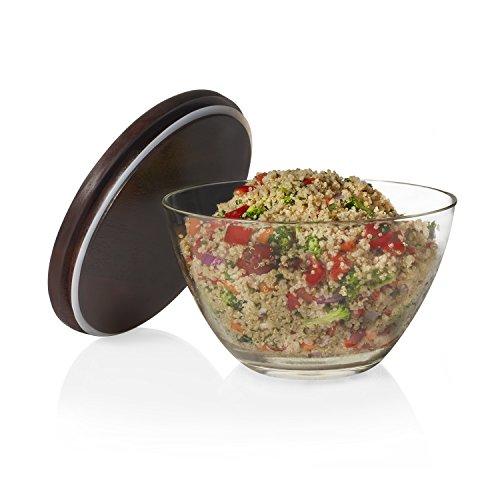 Libbey Urban Story Glass Bowl with Lid, Large