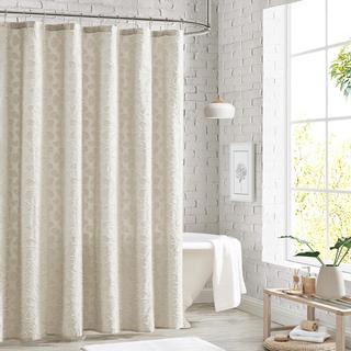 Clipped Floral Shower Curtain