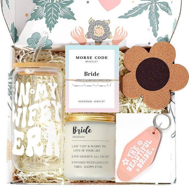 Bride To Be Gifts Box, Bridal Shower Gifts, Bachelorette Gifts For Bride, Wedding Gifts Engagement Gifts For Her, Bachelor Party Gifts Fiance Gifts For Her- In My Wifey Era - Newly Engaged Gifts Ideas
