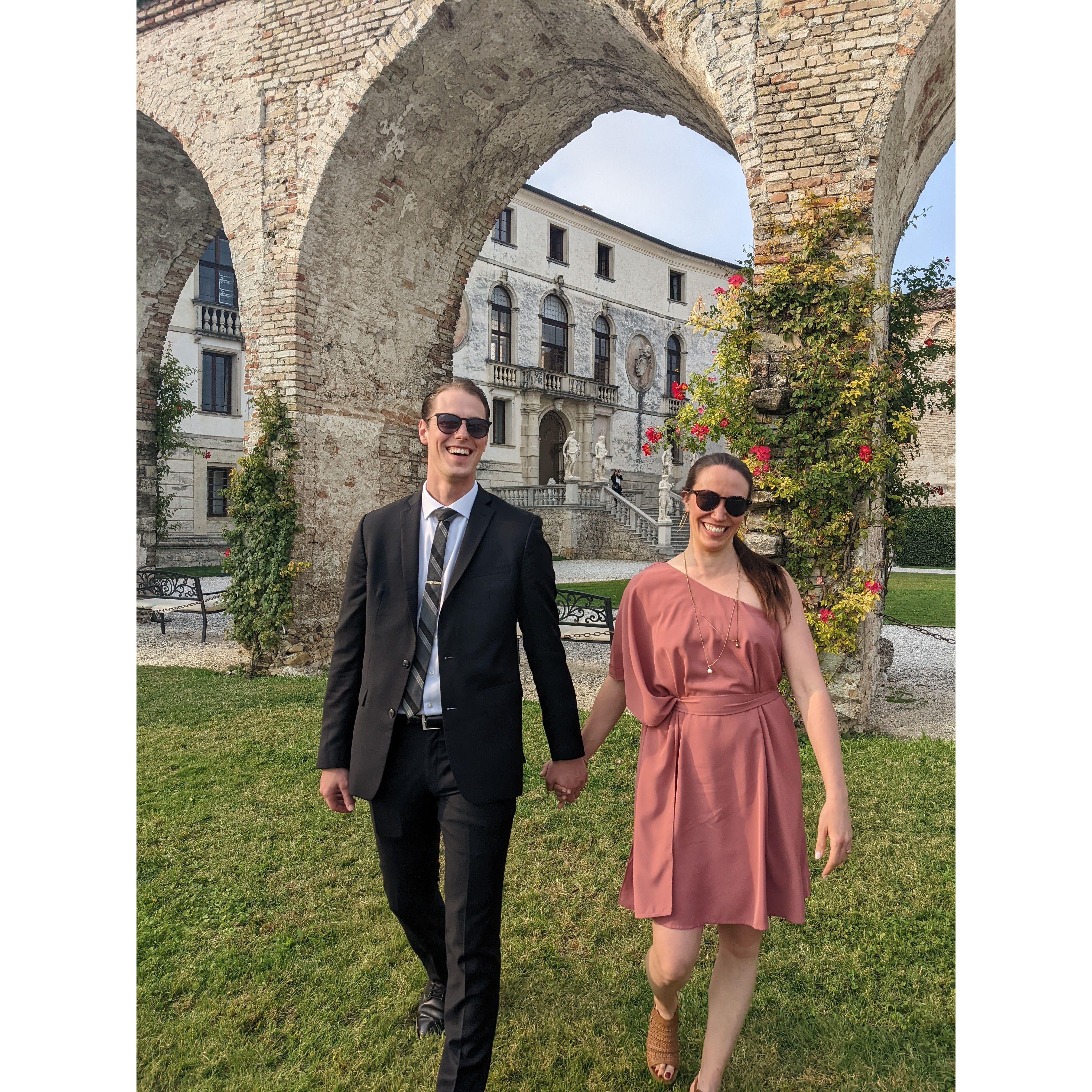 Wapping up our honeymoon at our friend's wedding near Venice