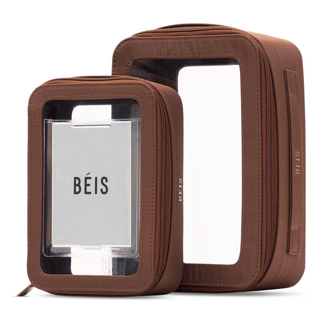 BÉIS The in Flight Cosmetic Case in Maple