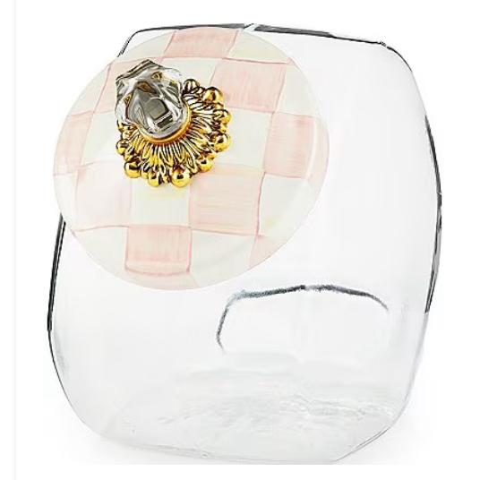 MacKenzie-Childs Cookie Jar with Check Lid