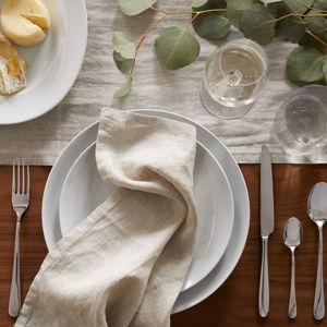 European Linen Napkins (Set of 8) in Flax