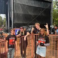 Our 1st Concert! We got to meet two of the band members