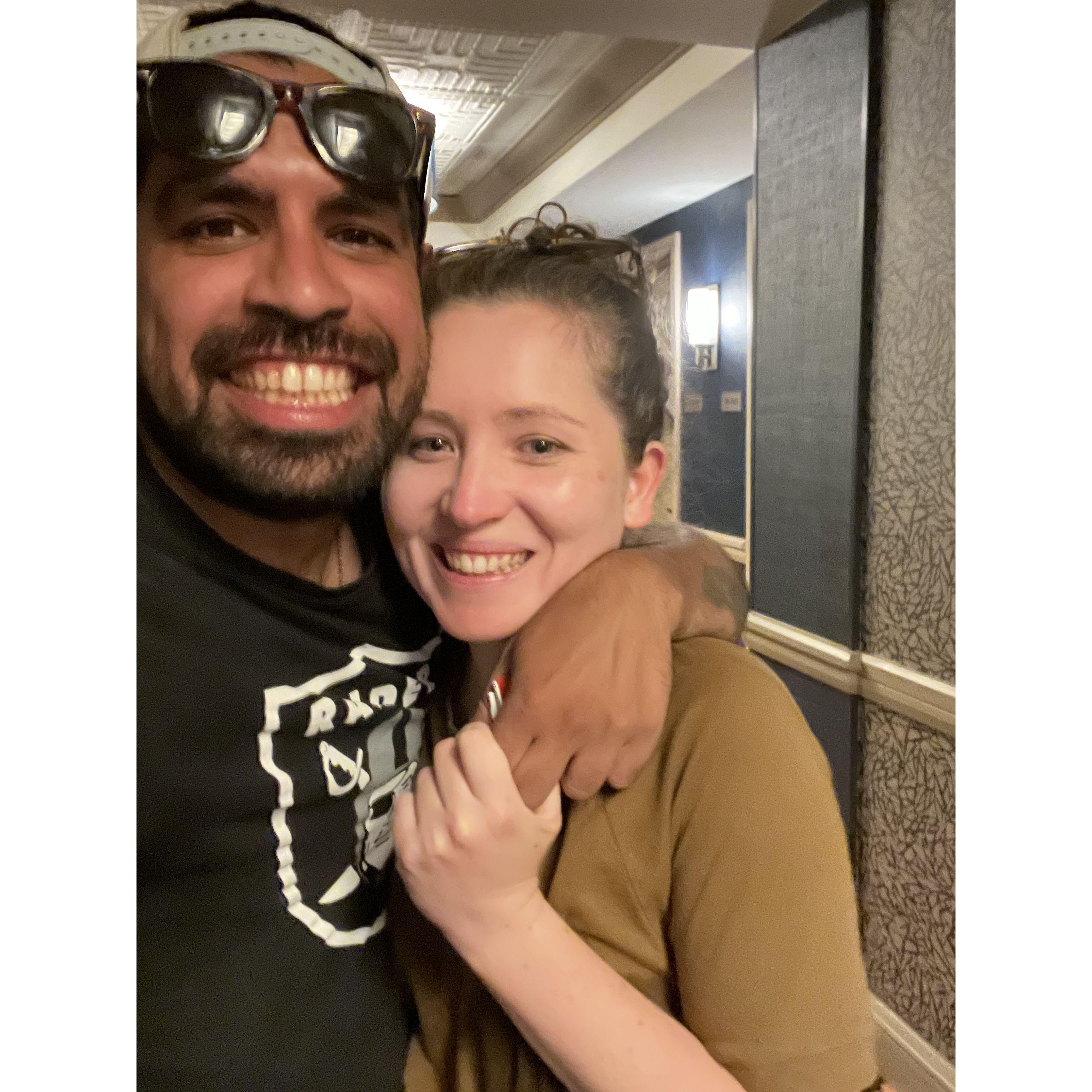 Vegas: 8 PM: 10 minutes before Liz fell asleep