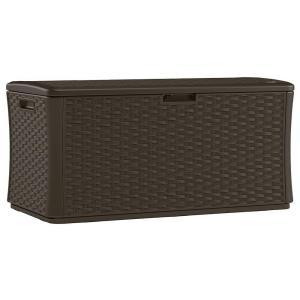 Java 134 Gal. Resin Wicker Deck Box
