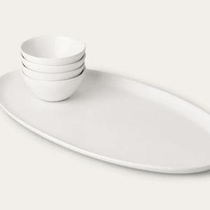 Serving Platter Set (Cloud White)