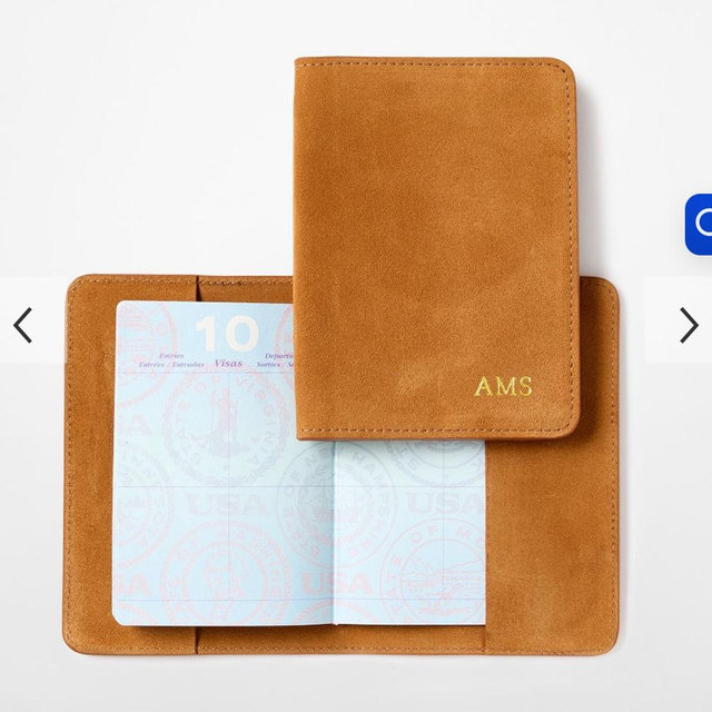 Soho Suede Passport Case