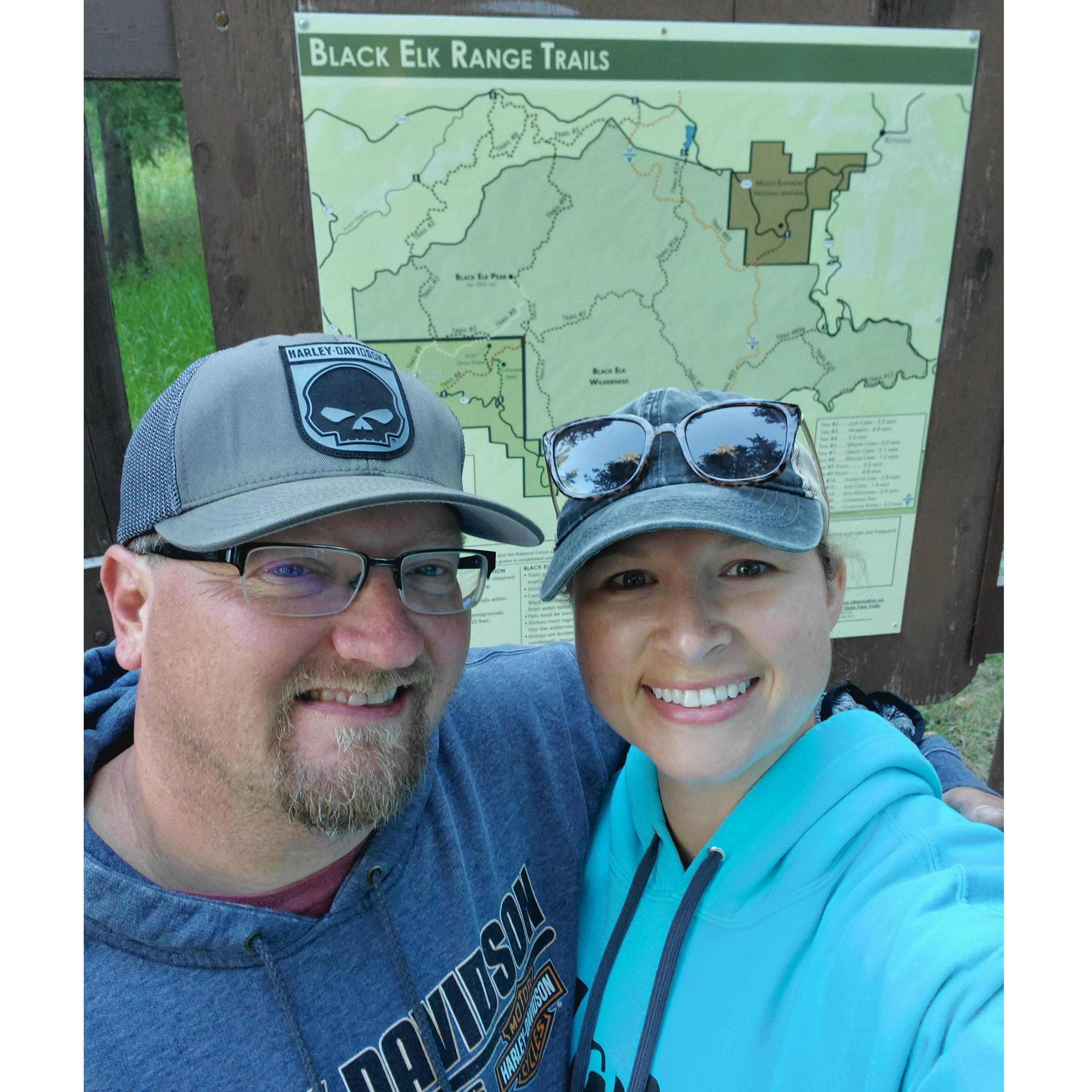 Before we hiked to Black Elk Peak (Harney's Peak) in the Black Hills 2020